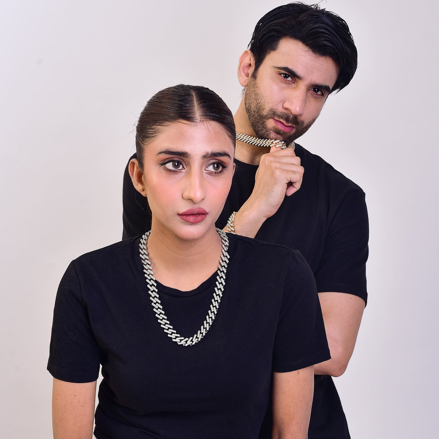 Iced Prong Cuban Link Chain - 15mm