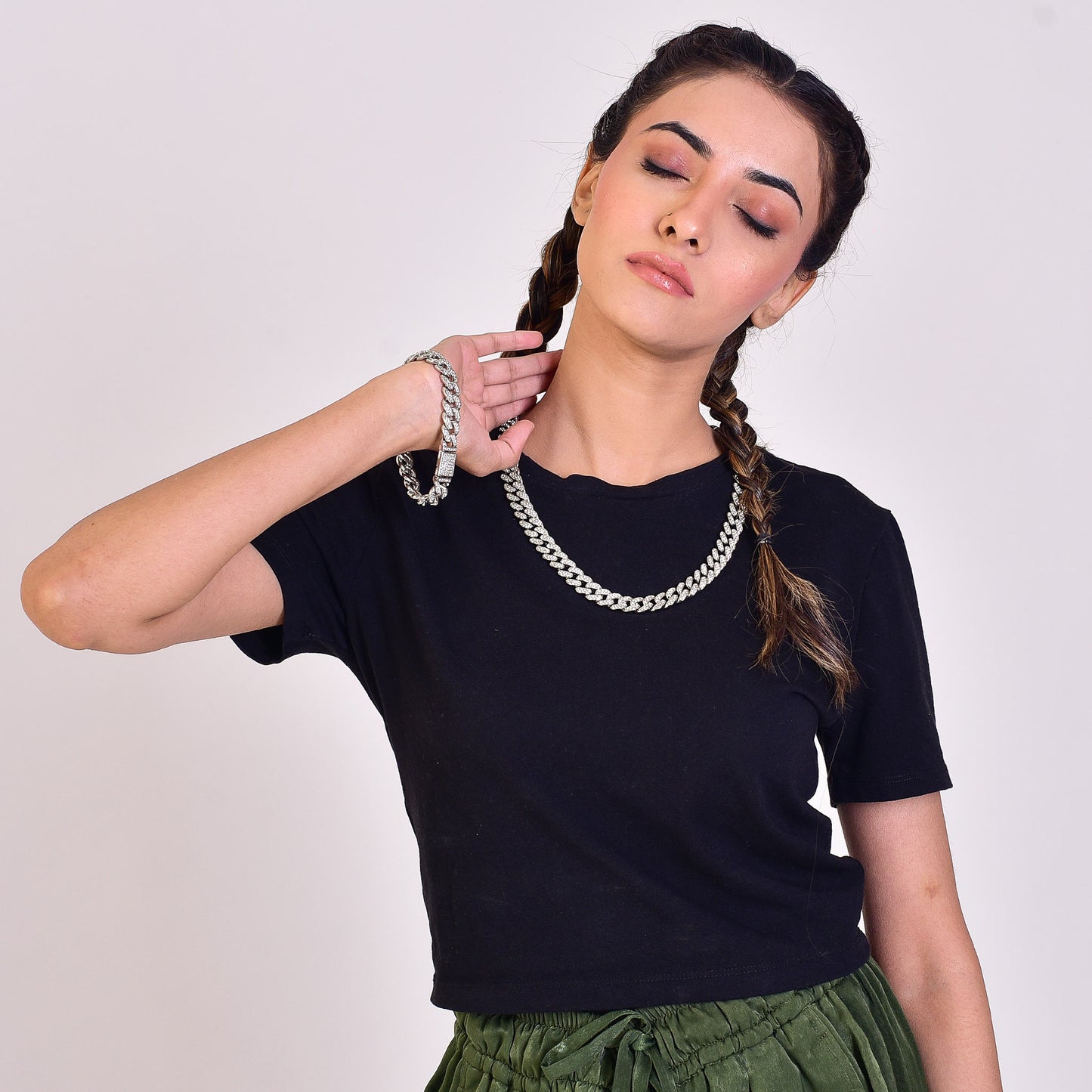 Iced Miami Cuban Link Chain & Bracelet - 13mm