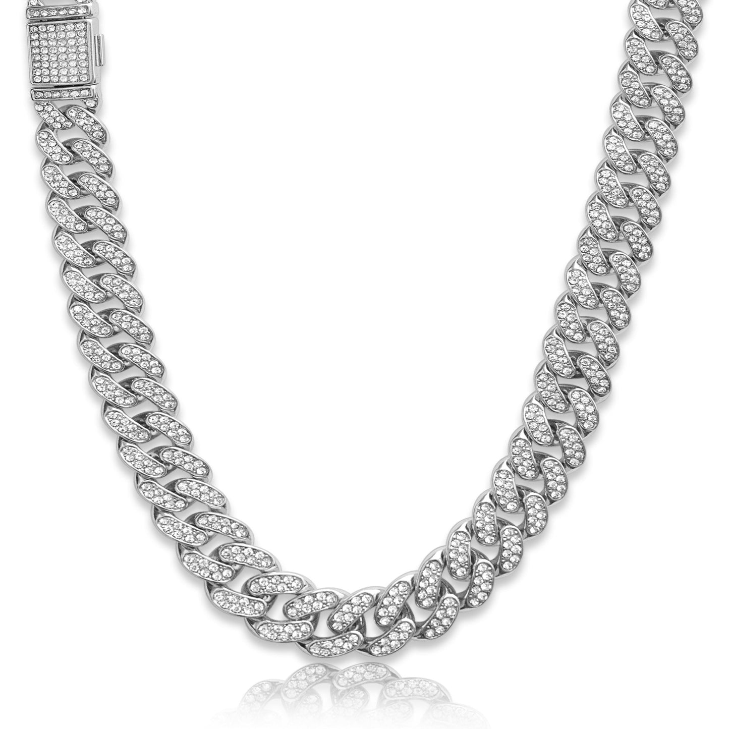 Iced Miami Cuban Link Chain - 13mm
