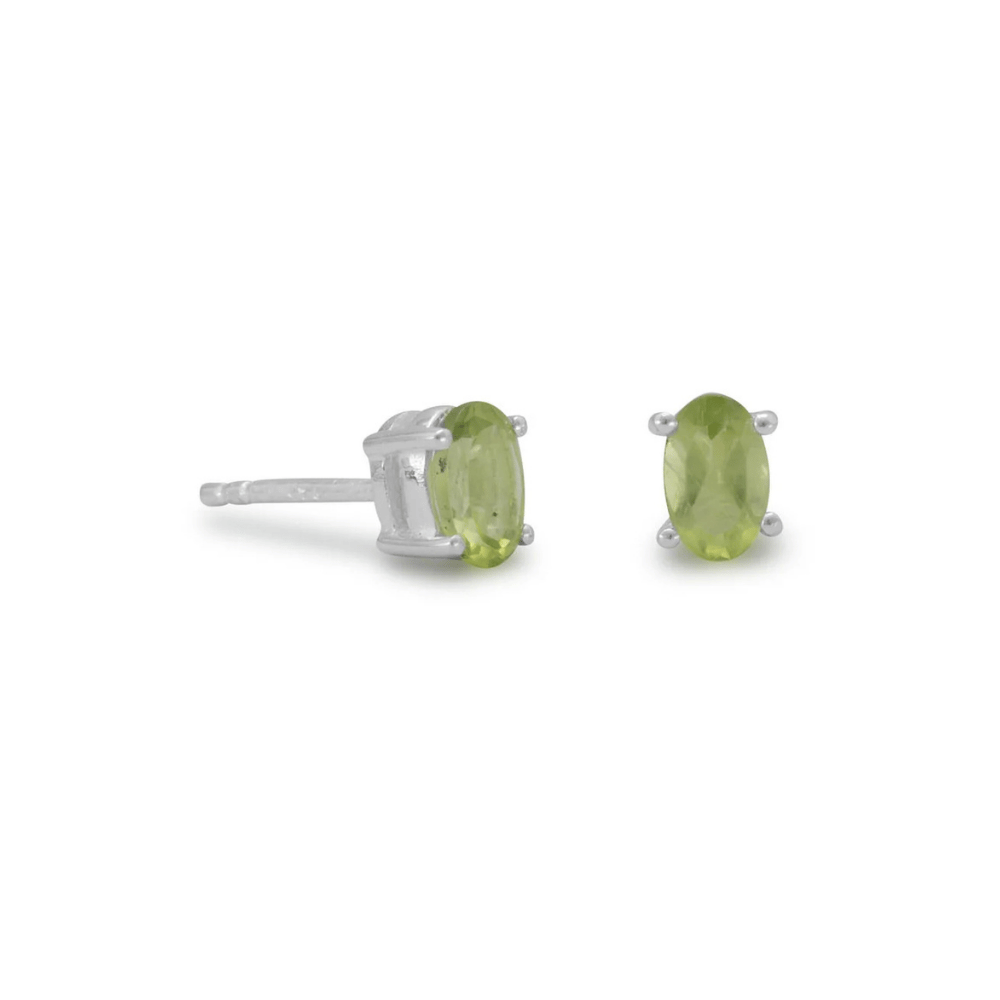Oval Stud Earrings