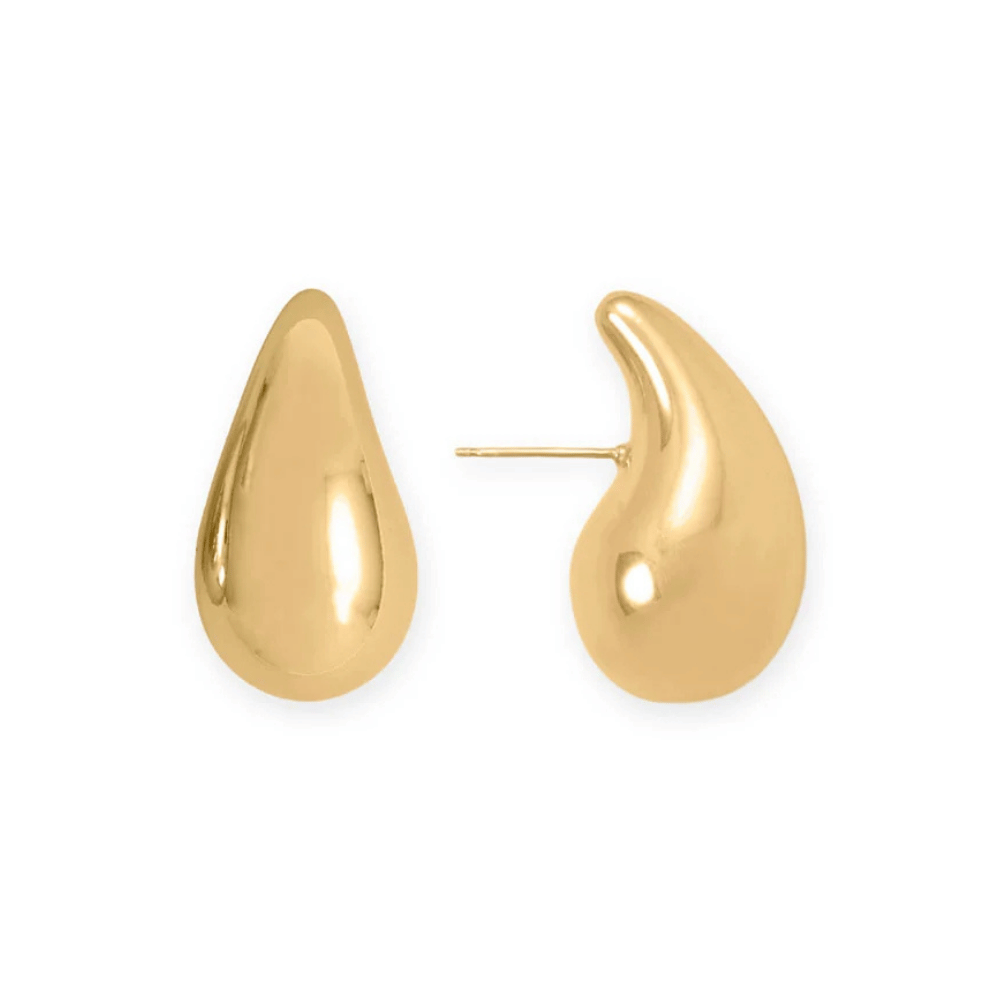 Hollow Raindrop Earrings