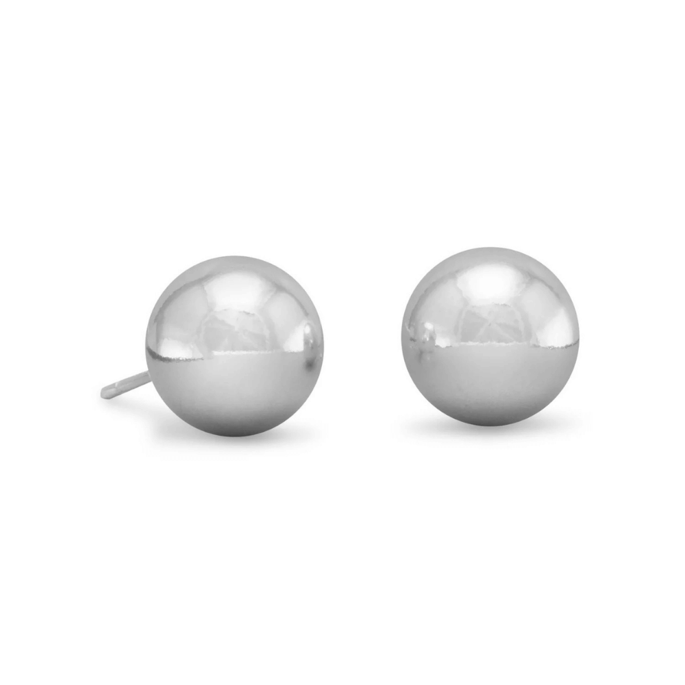 Ball Stud Earrings