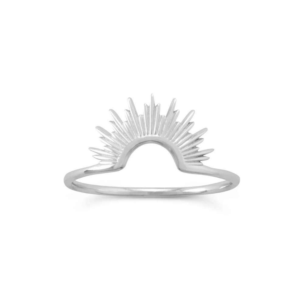 Shiny Sunburst Ring