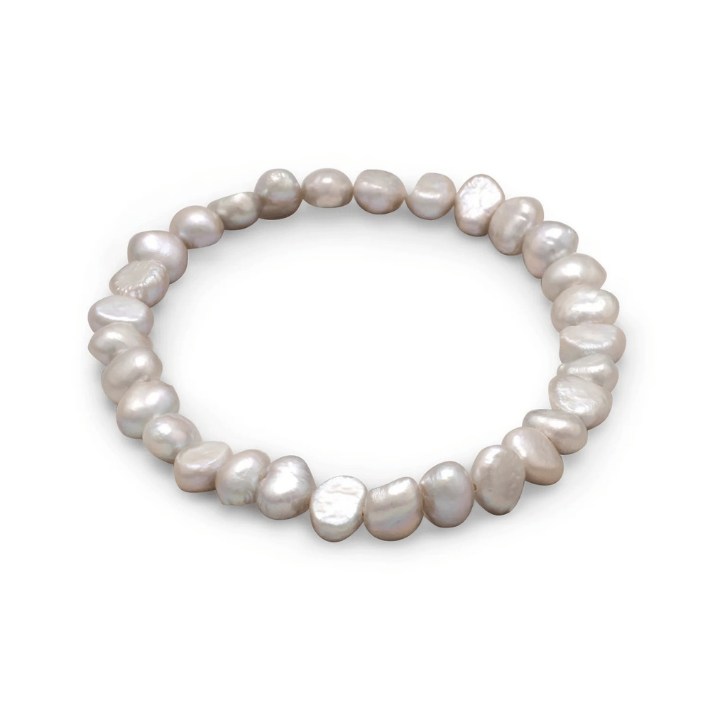 Cultured Freshwater Pearl Stretch Bracelet
