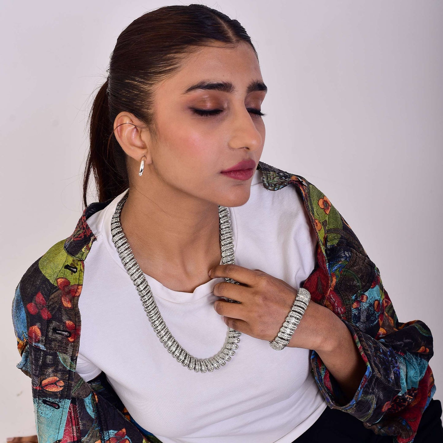 Iced Out Baguette Chain & Bracelet - 16mm