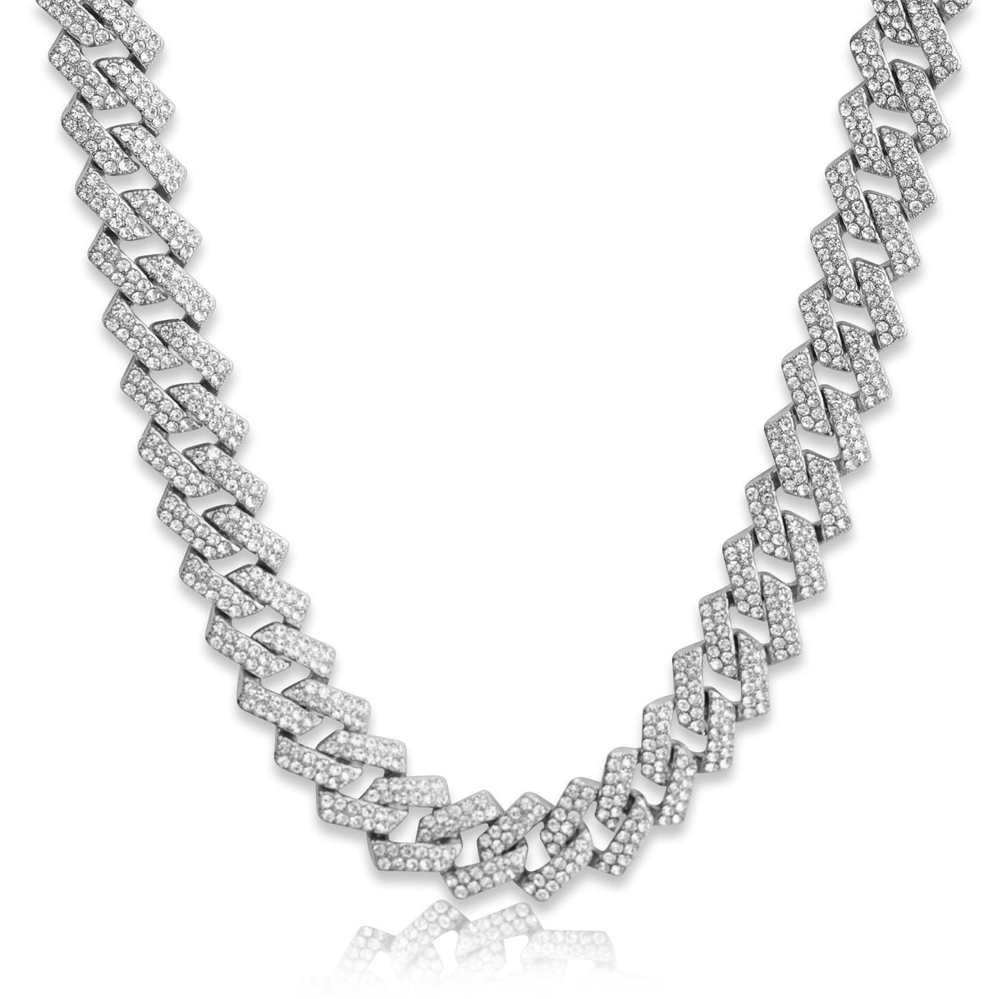 Iced Out Cuban Curb Chain - 14mm