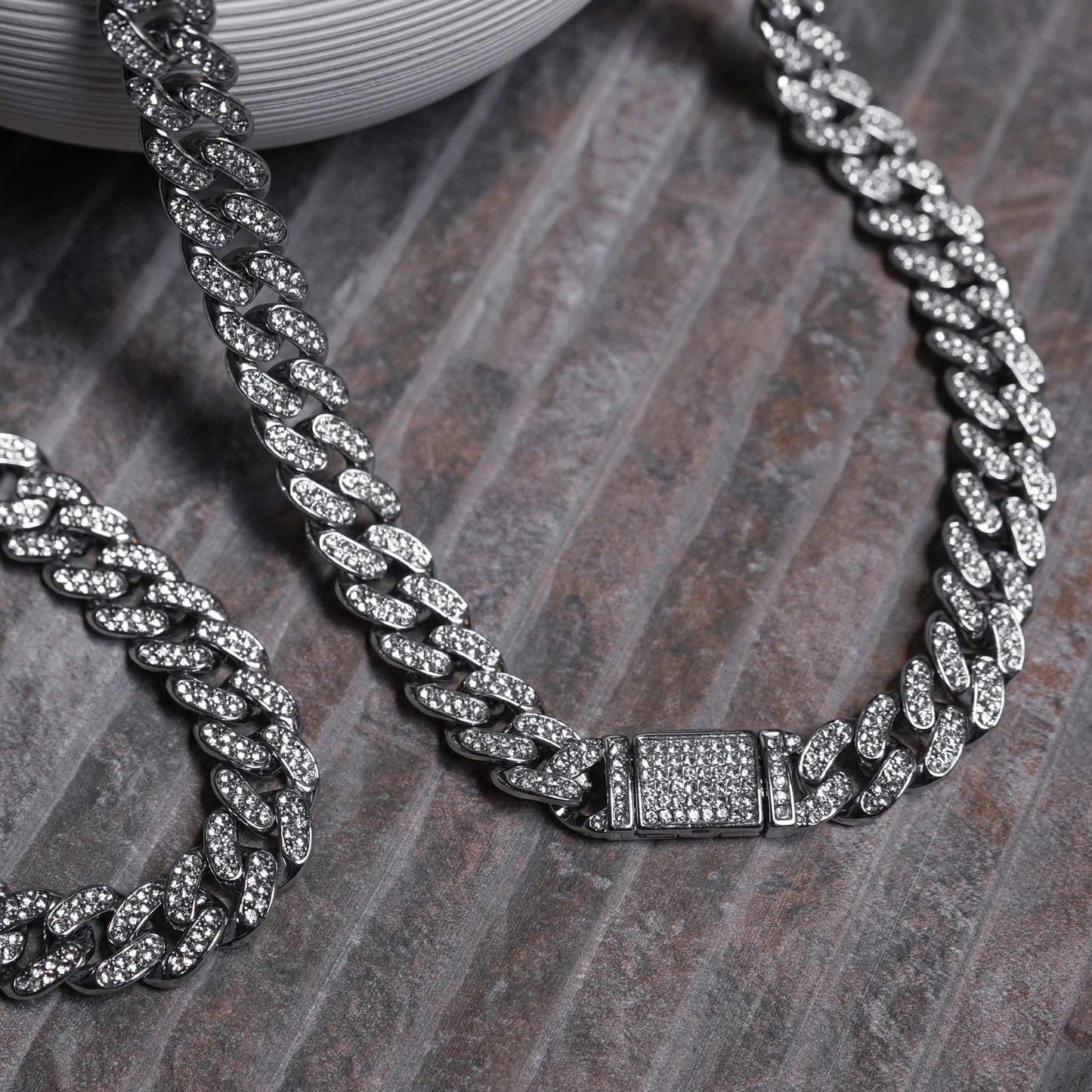 Iced Out Miami Cuban Chain - 13mm