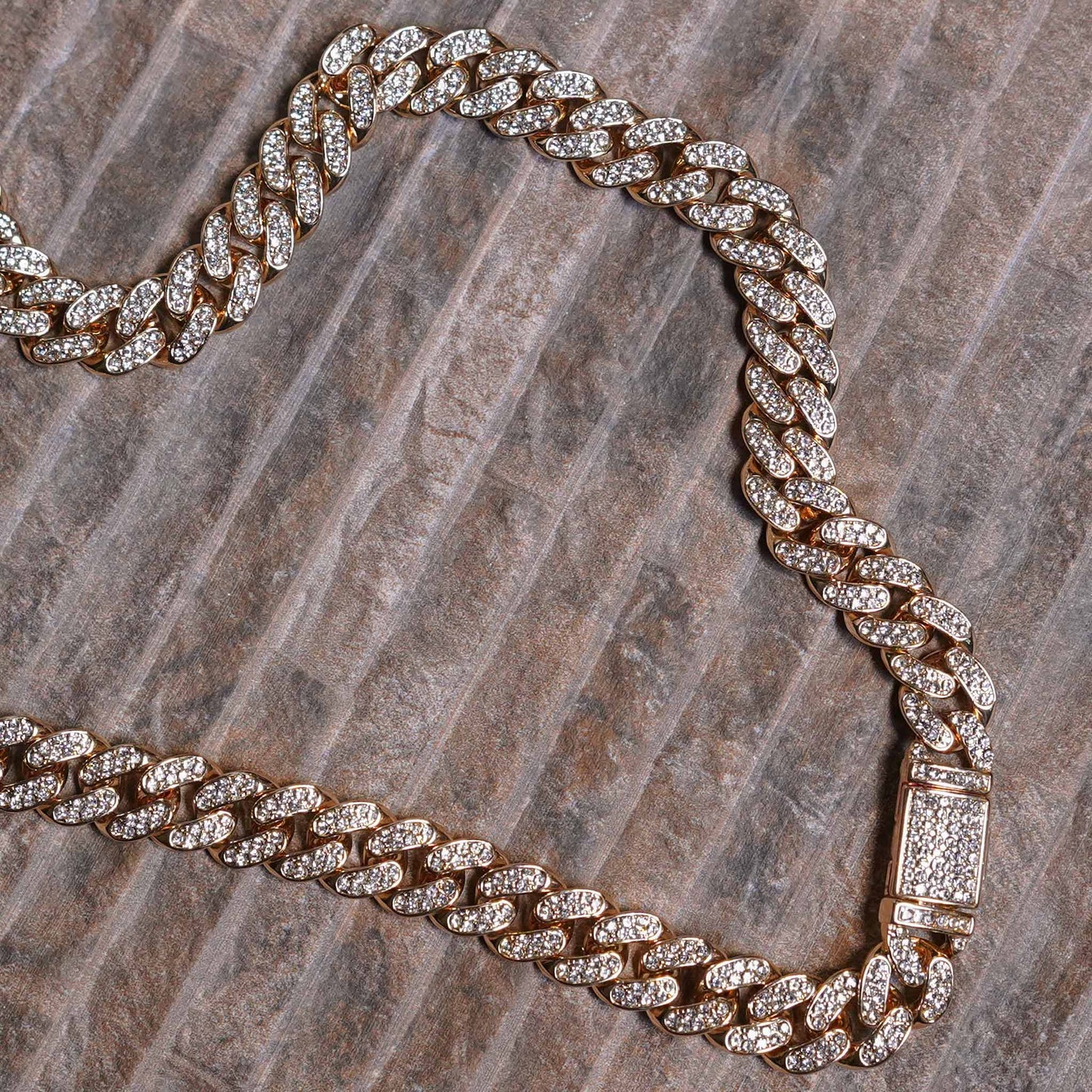 Iced Out Miami Cuban Chain - 13mm