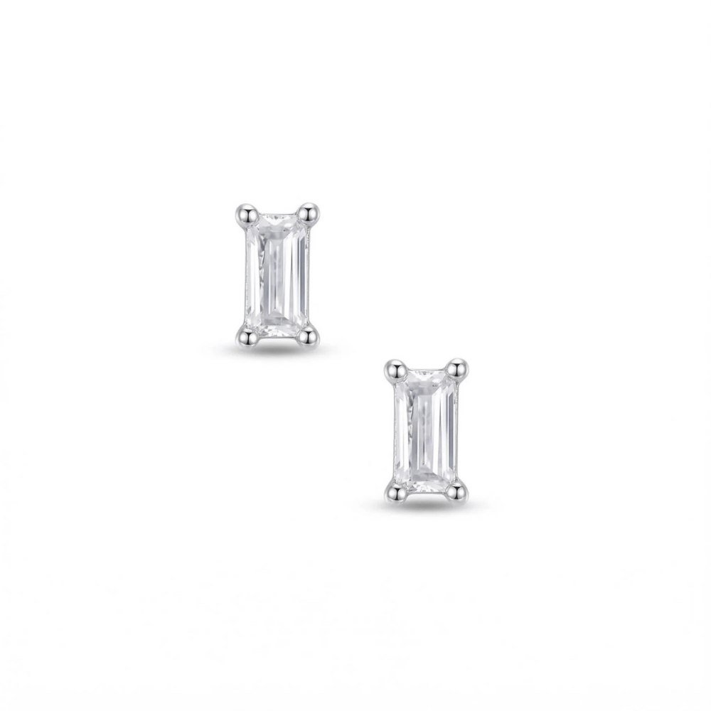 Baguette CZ Earrings
