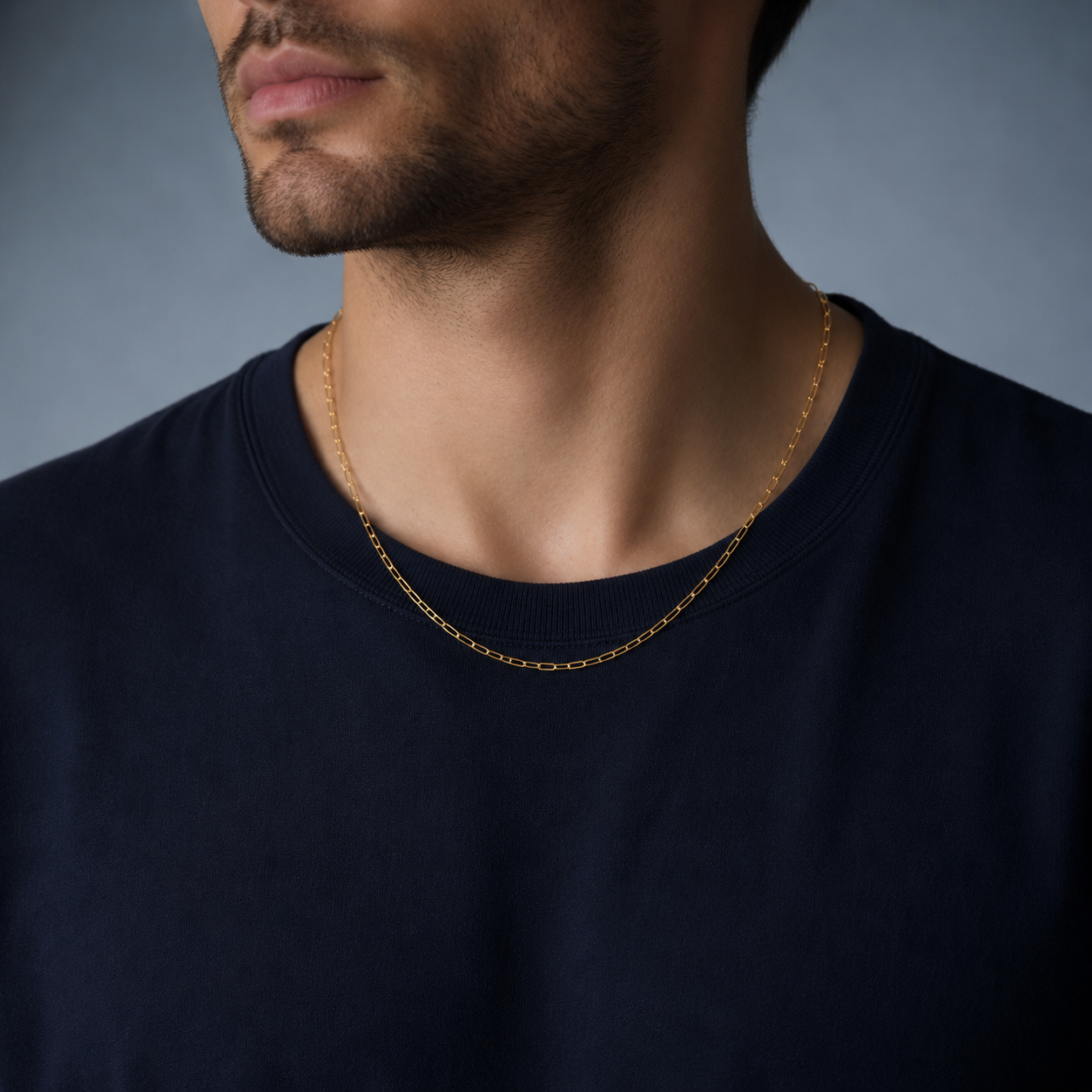 14/20 Gold Filled Paperclip Chain Necklace - 2.8mm