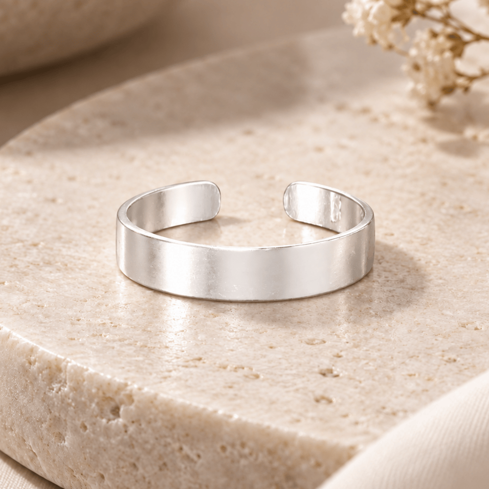 4mm Flat Band Toe Ring