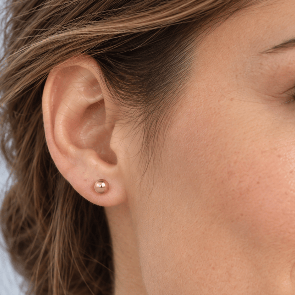 6mm Ball Stud Earrings