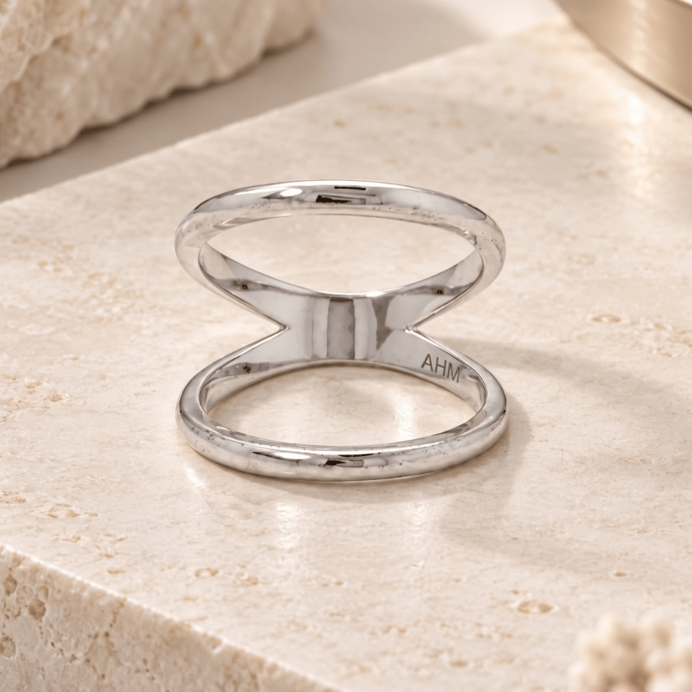 Double Band Knuckle Ring