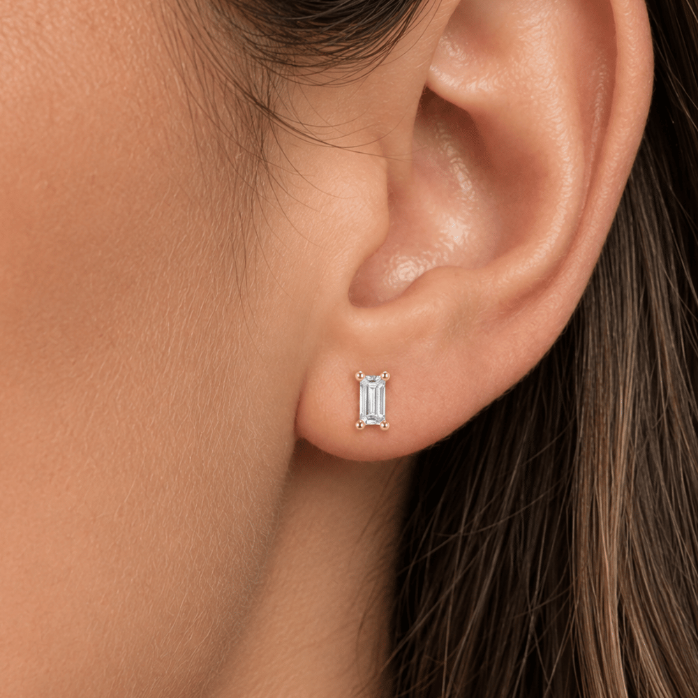Baguette CZ Earrings