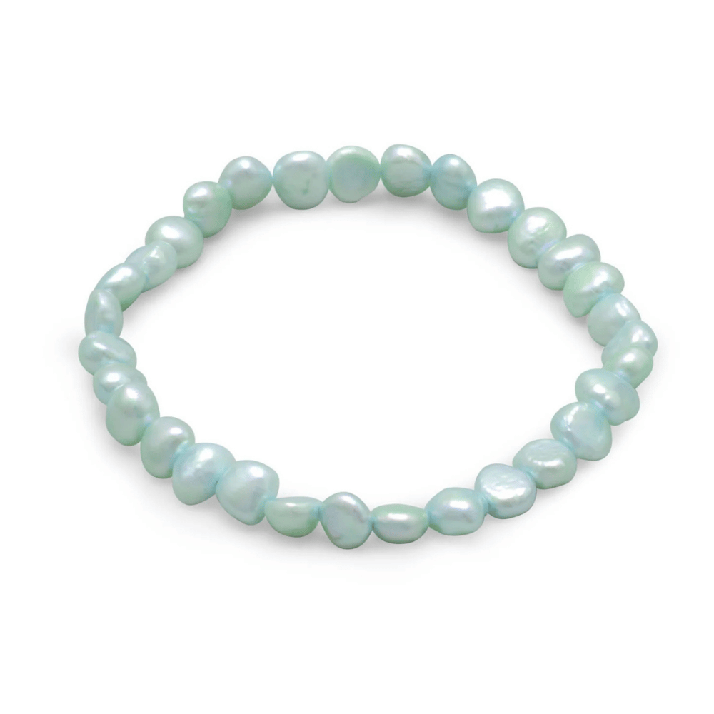 Cultured Freshwater Pearl Stretch Bracelet