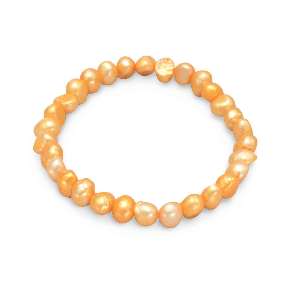 Cultured Freshwater Pearl Stretch Bracelet