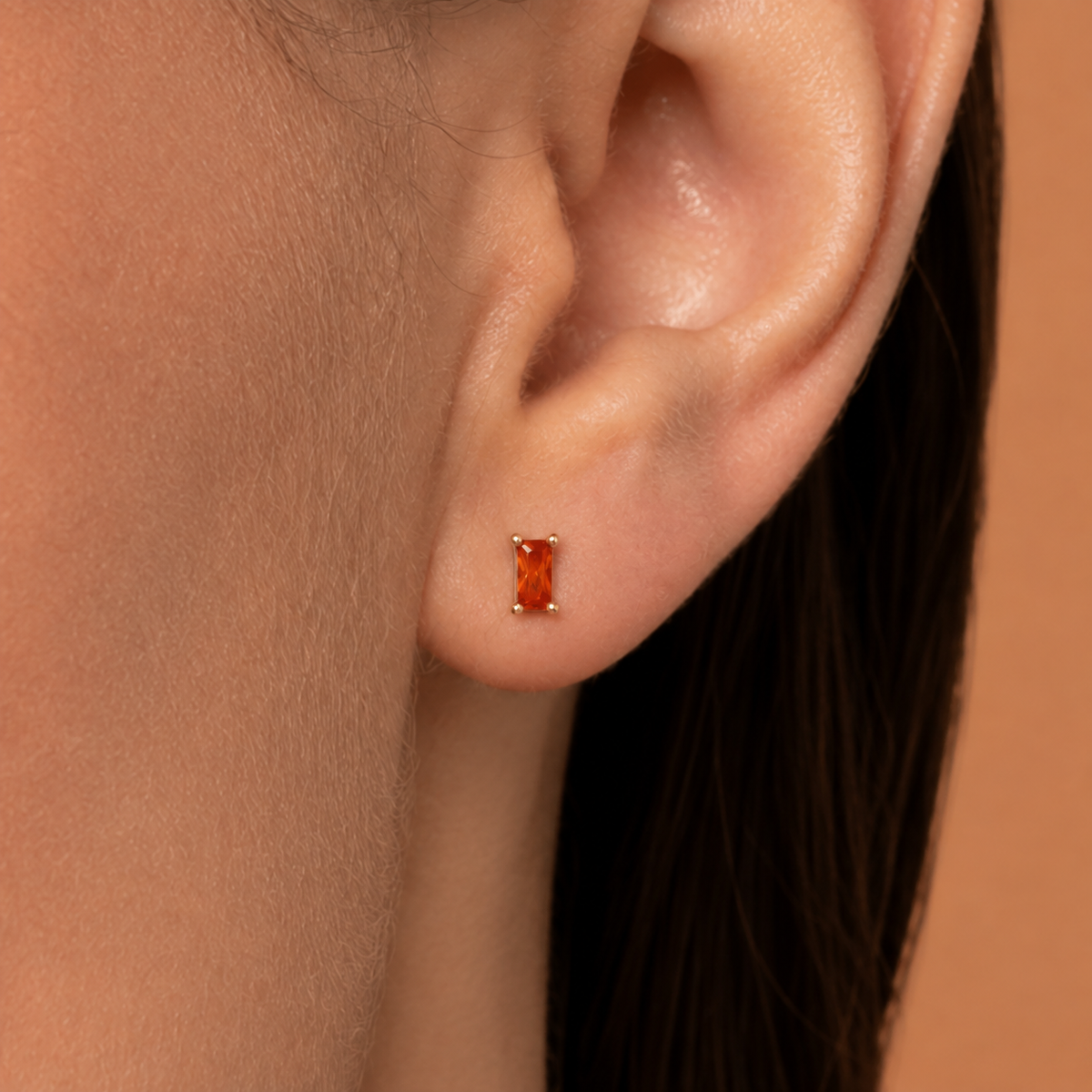 Baguette CZ Earrings