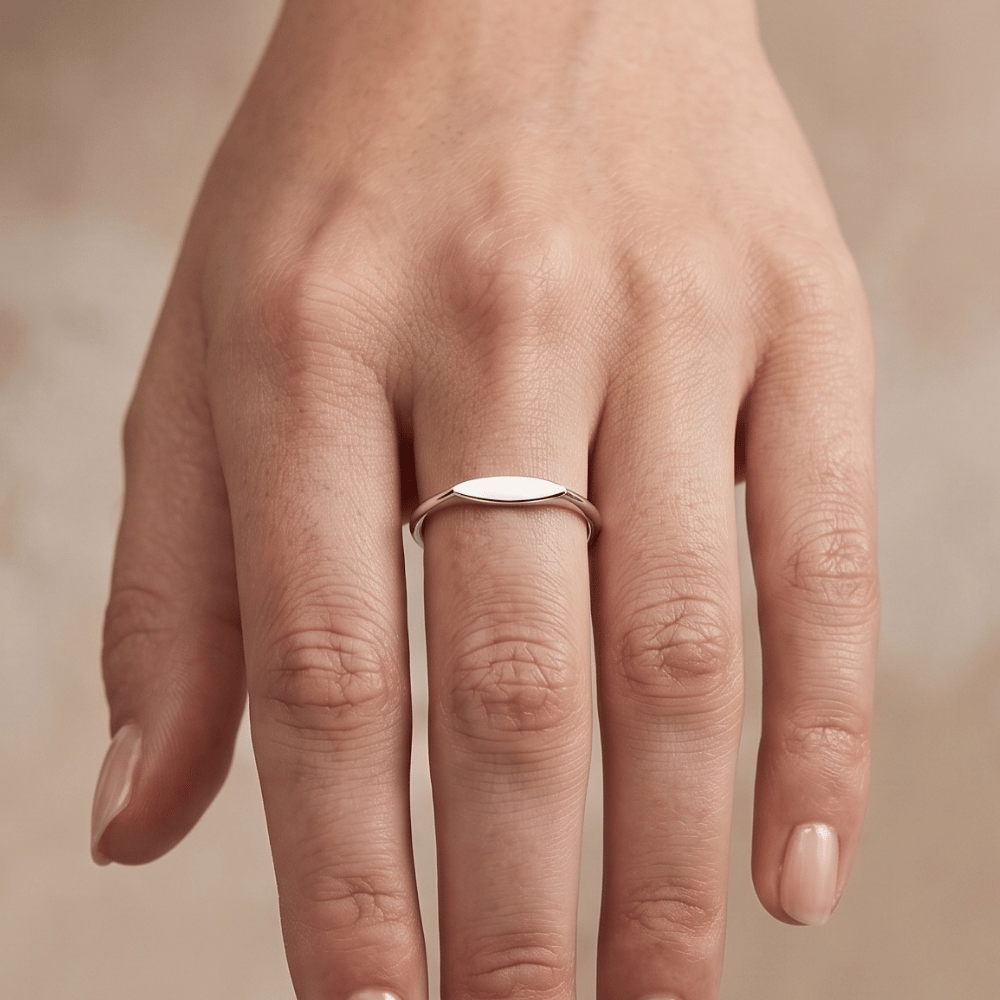 Dainty Flat Top Ring