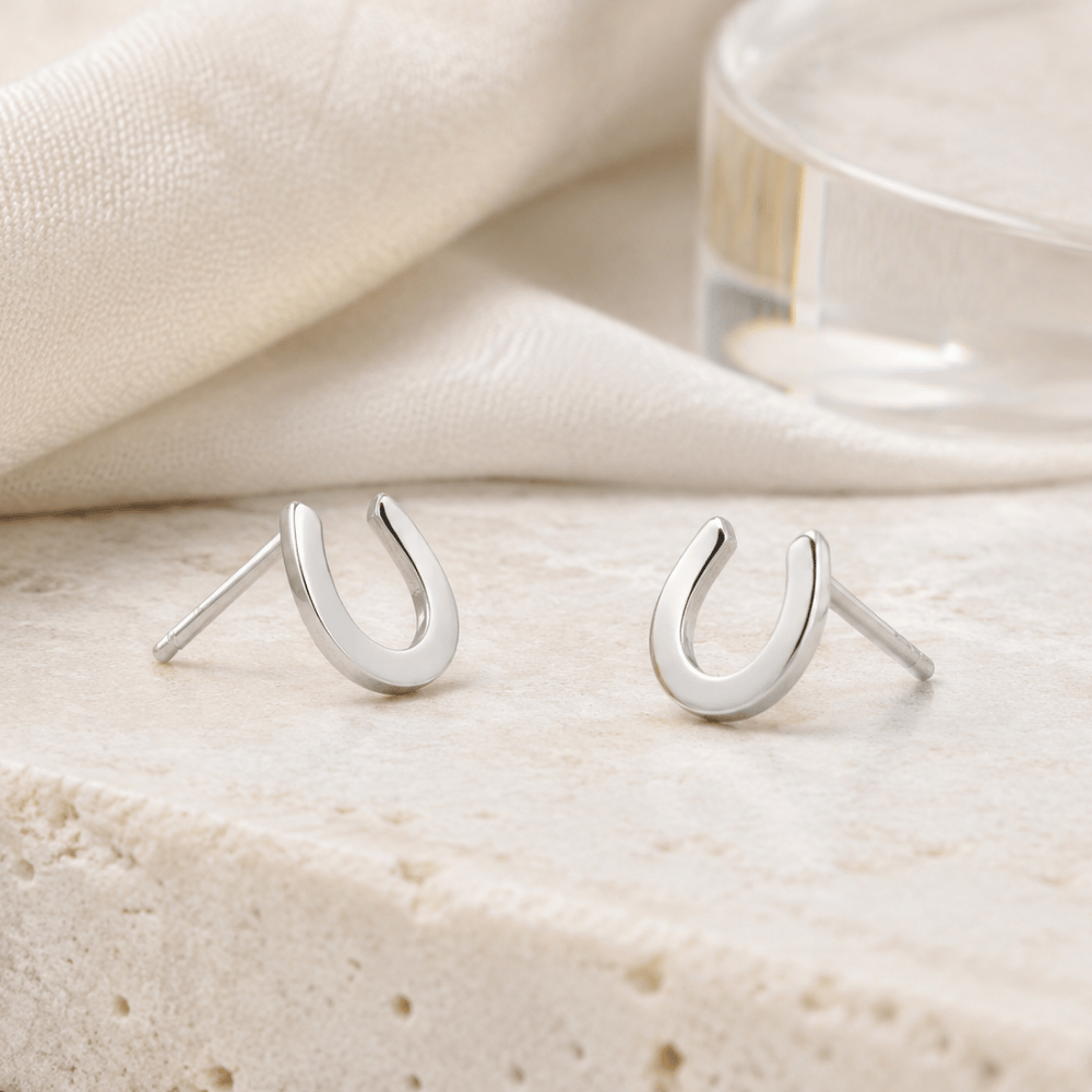 Horseshoe Stud Earrings