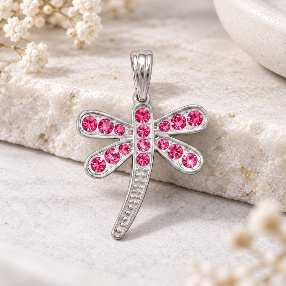 Swarovski Crystal Dragonfly Pendant