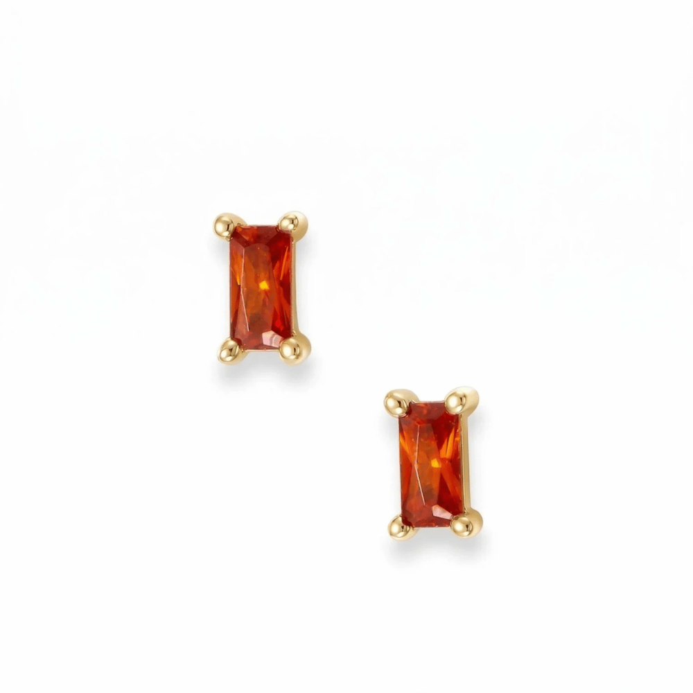 Baguette CZ Earrings
