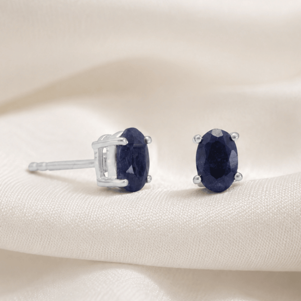 Oval Stud Earrings