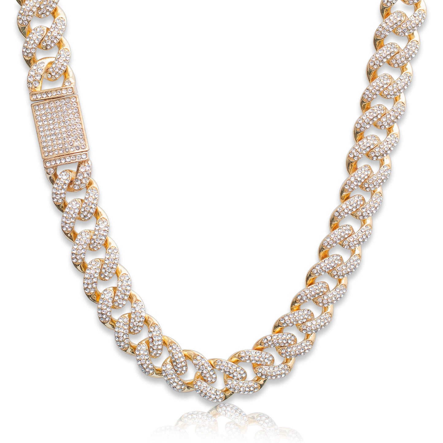 Iced Out Miami Cuban Link Chain - 15mm