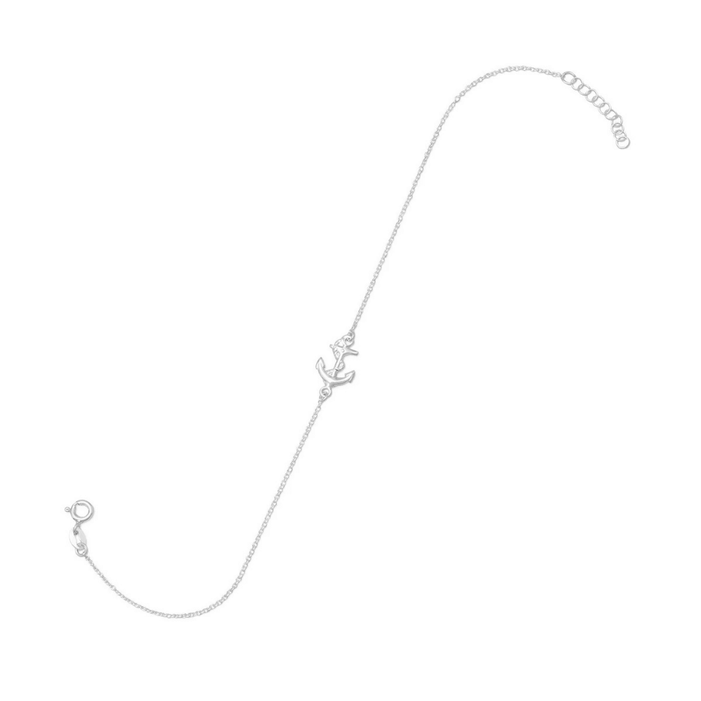 Sideways Chain Anklet