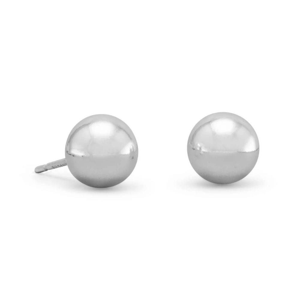 Ball Stud Earrings