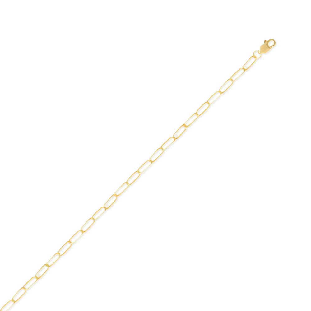 14/20 Gold Filled Paperclip Chain Bracelet - 2.8mm
