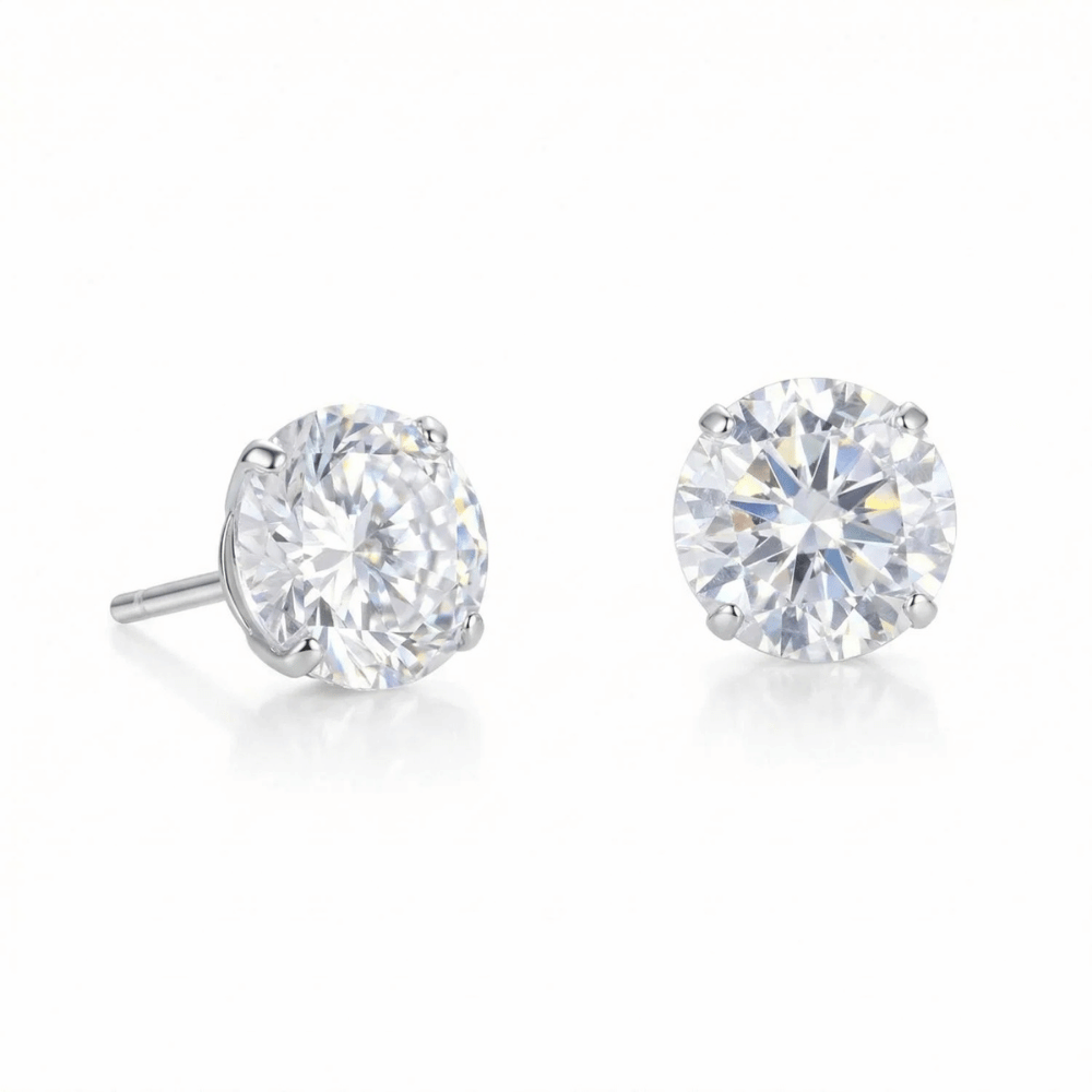 Cubic Zirconia Stud Earrings
