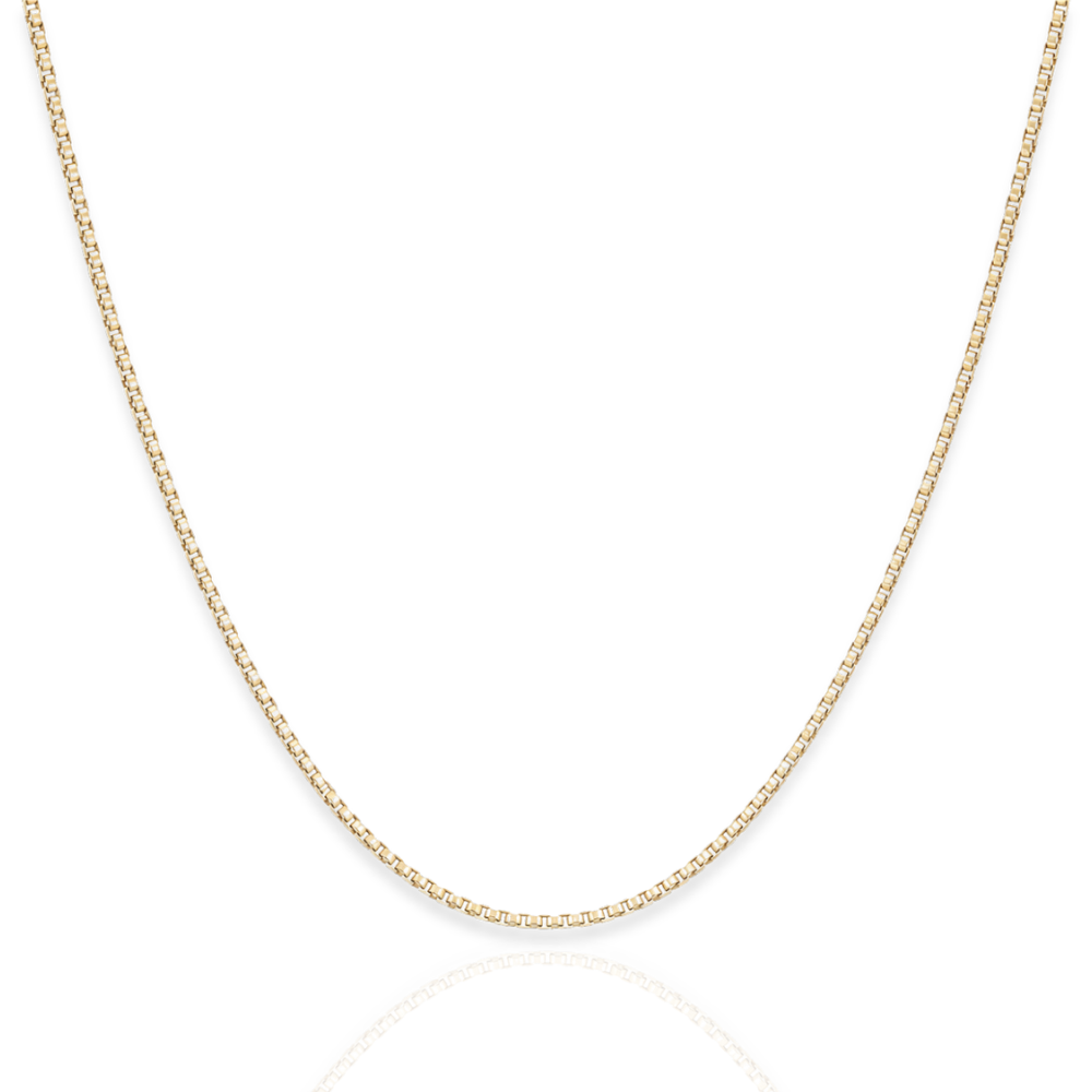 14/20 Gold Filled Box Chain Necklace - 1.5mm