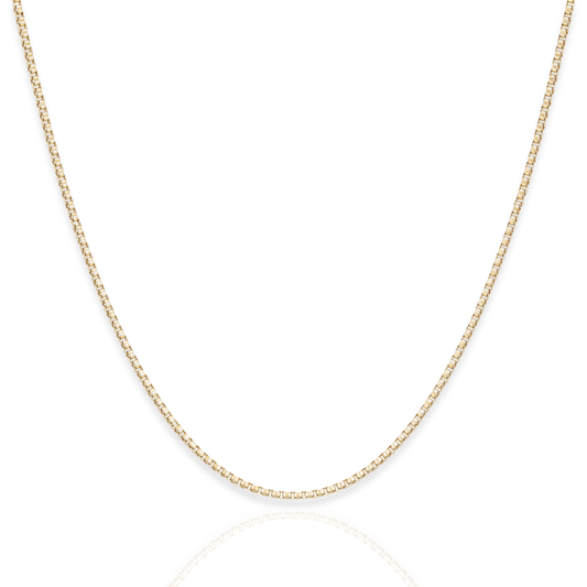 14/20 Gold Filled Box Chain Necklace - 1.5mm