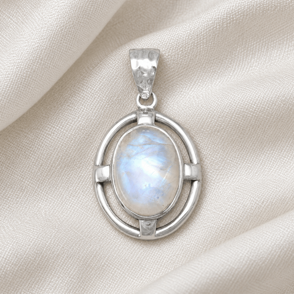 Rainbow Moonstone Pendant - view 3