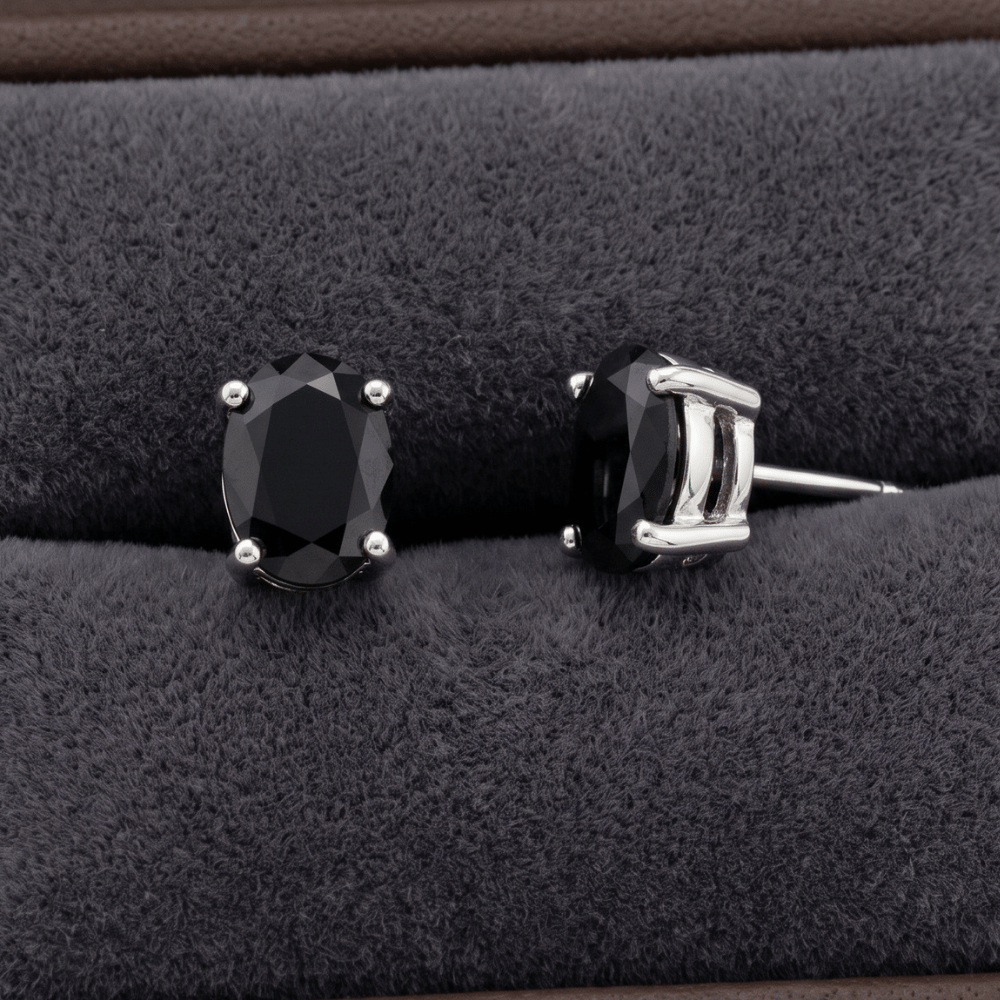 Oval Stud Earrings