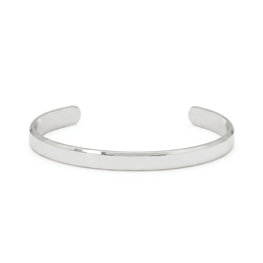Stainless Steel Polished Cuff Unisex Bracelet