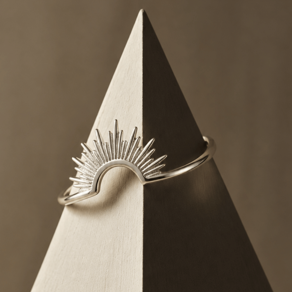 Shiny Sunburst Ring