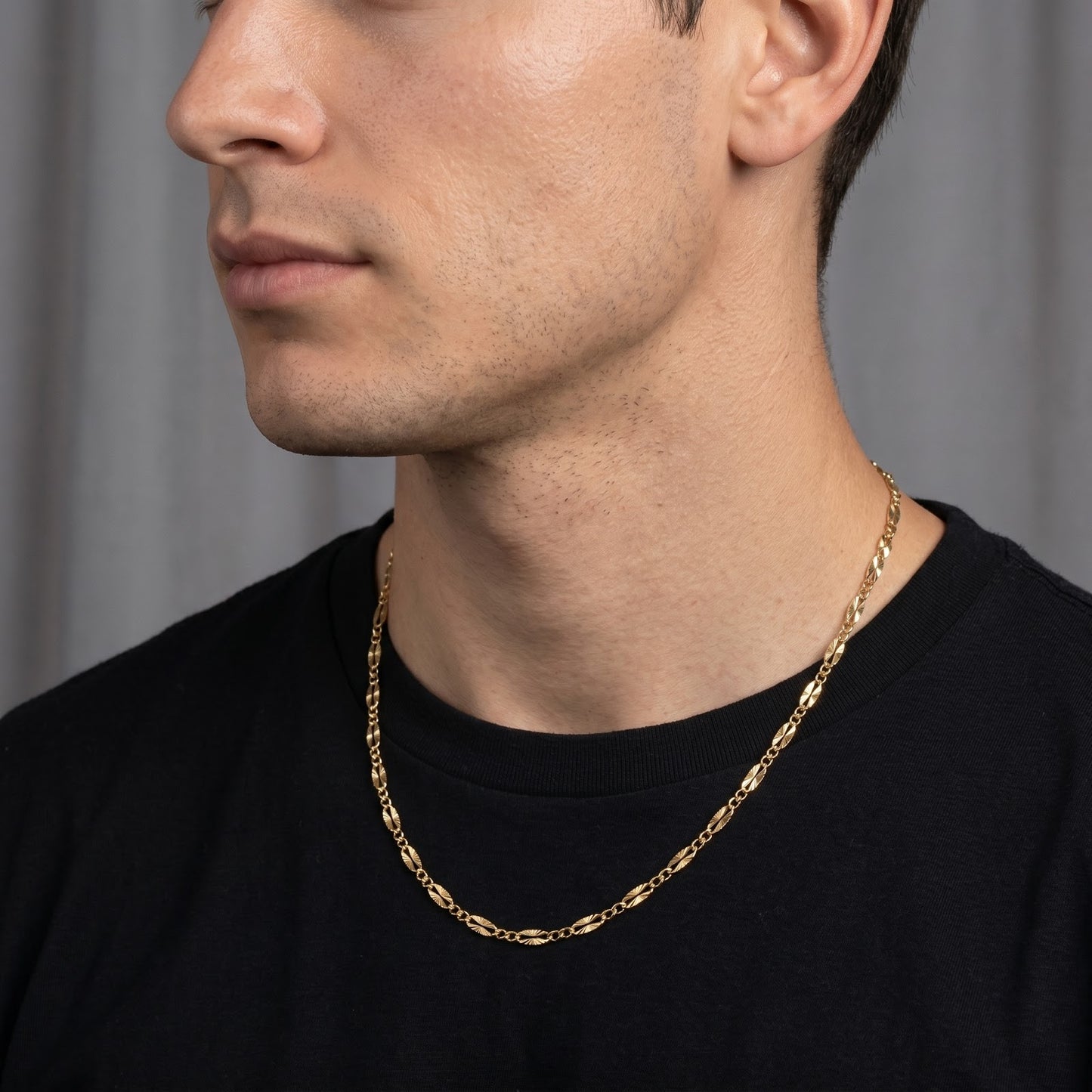 14/20 Gold Filled Starburst Chain Necklace - 2.5mm