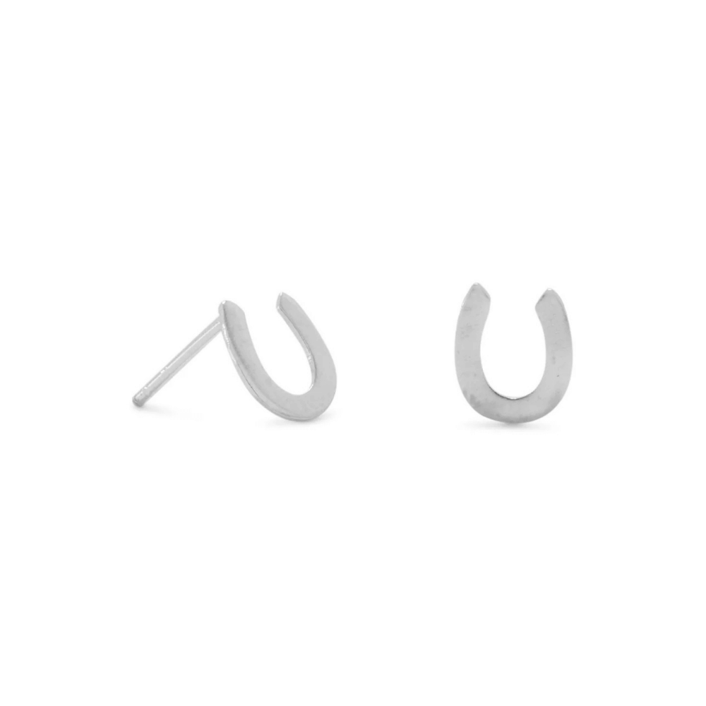 Horseshoe Stud Earrings