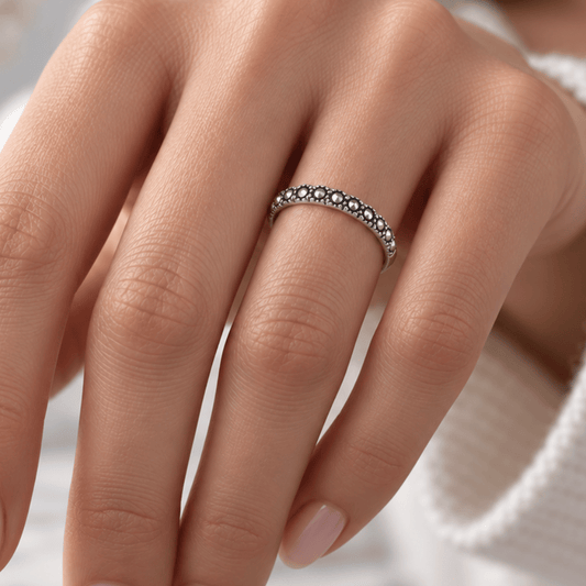 Thin Marcasite Band