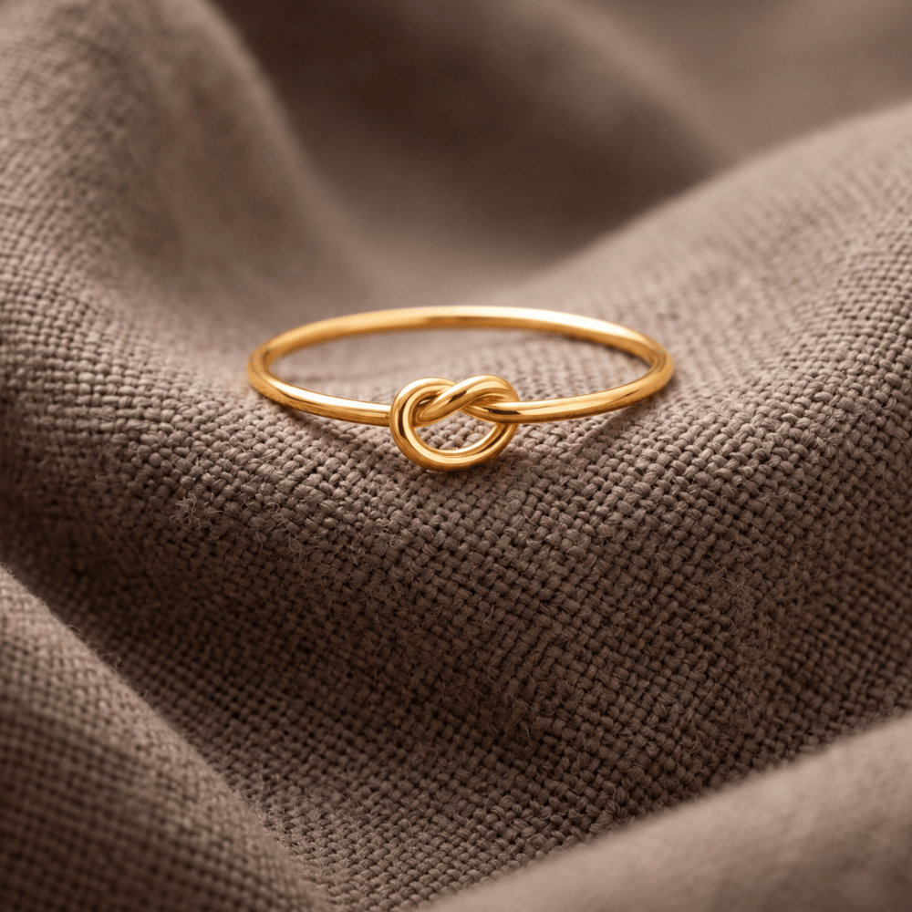 14/20 Gold Filled Thin Love Knot Ring