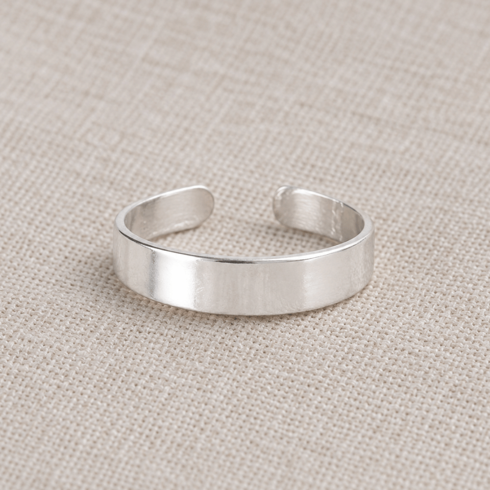 4mm Flat Band Toe Ring