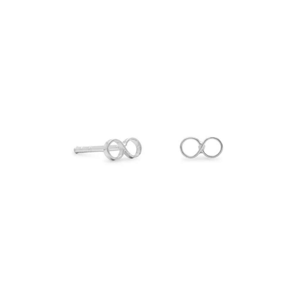 Polished Infinity Earrings