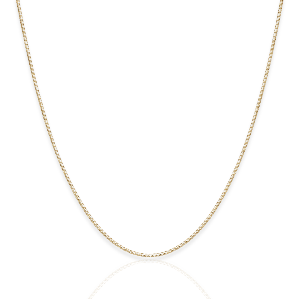 14/20 Gold Filled Box Chain Necklace - 1mm