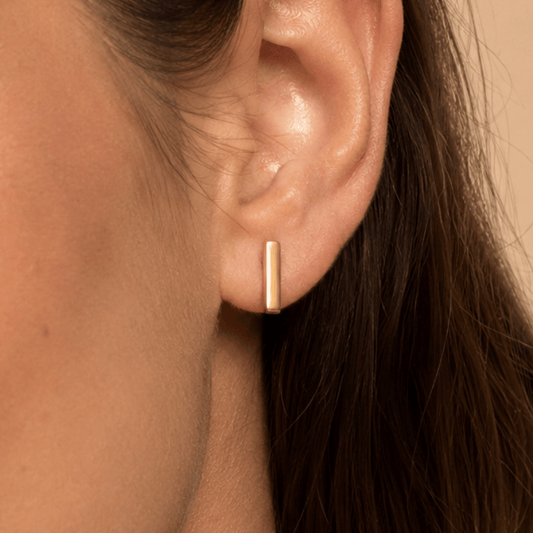 Bar Stud Earrings