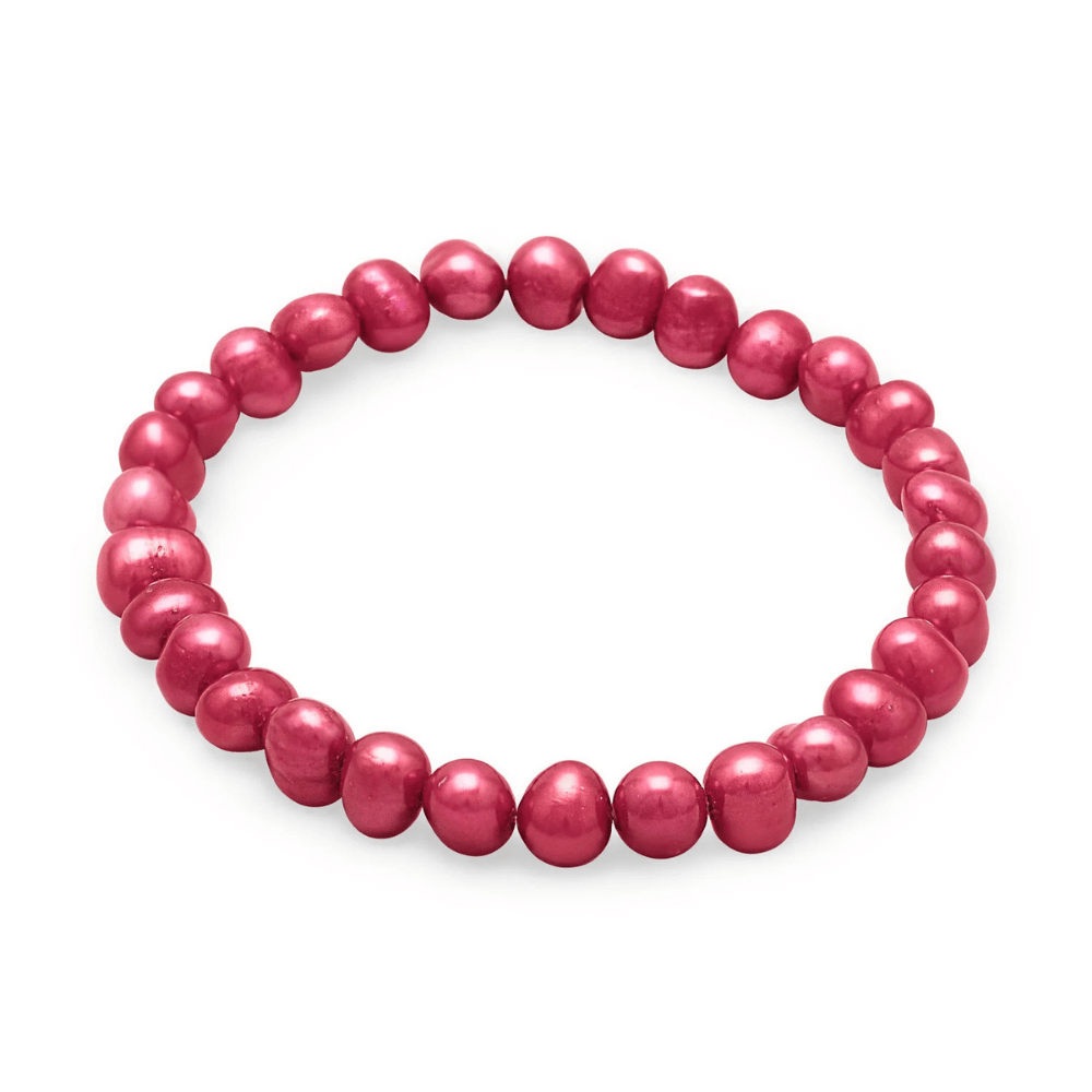 Cultured Freshwater Pearl Stretch Bracelet
