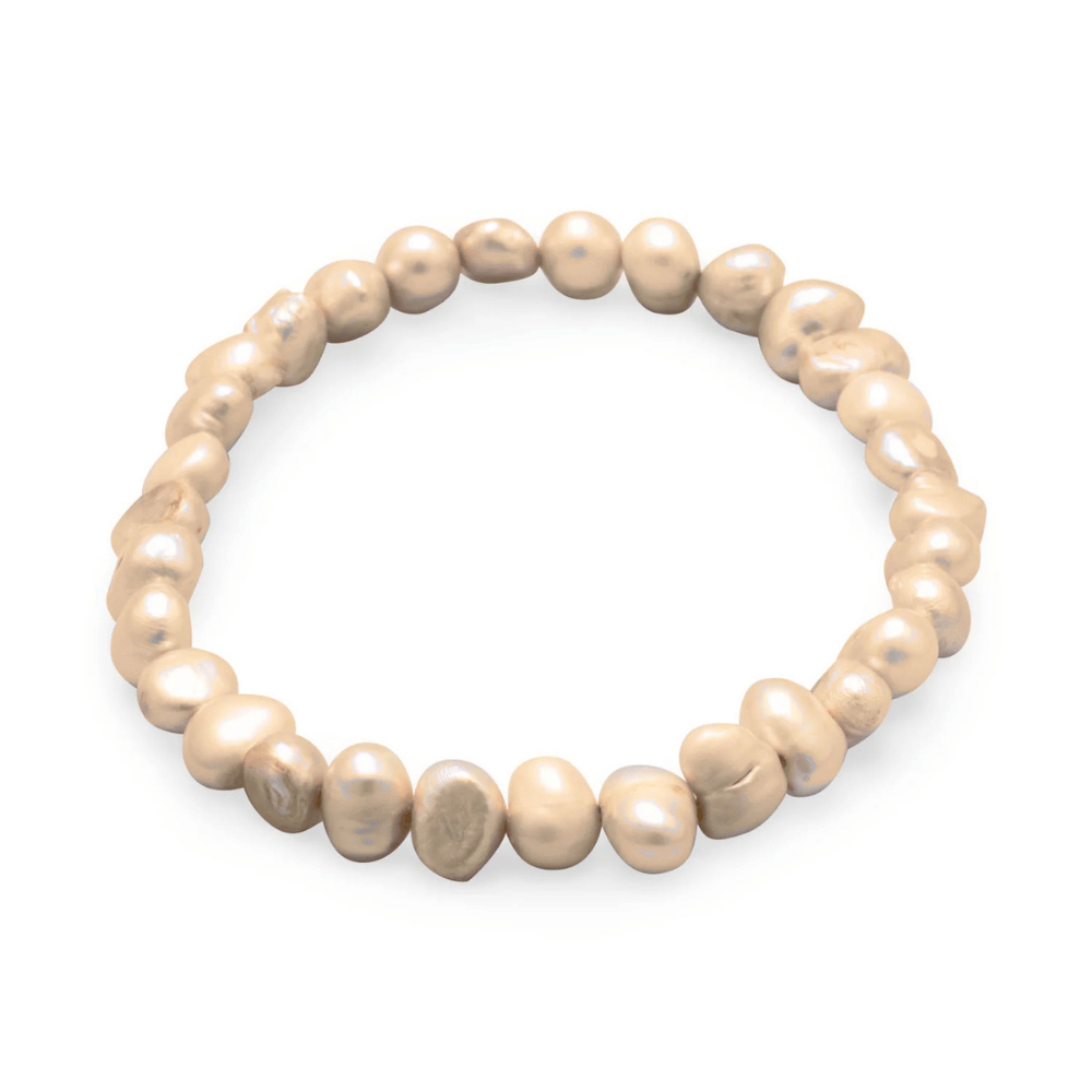 Cultured Freshwater Pearl Stretch Bracelet