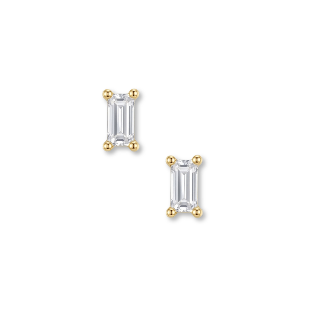 Baguette CZ Earrings