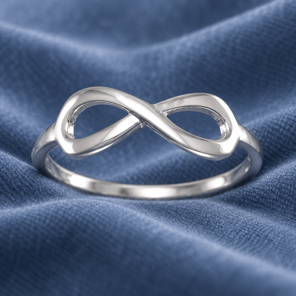Polished Infinity Ring