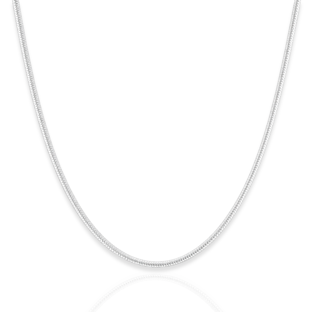 925 Sterling Silver Italian Snake Chain Necklace - 1.5mm